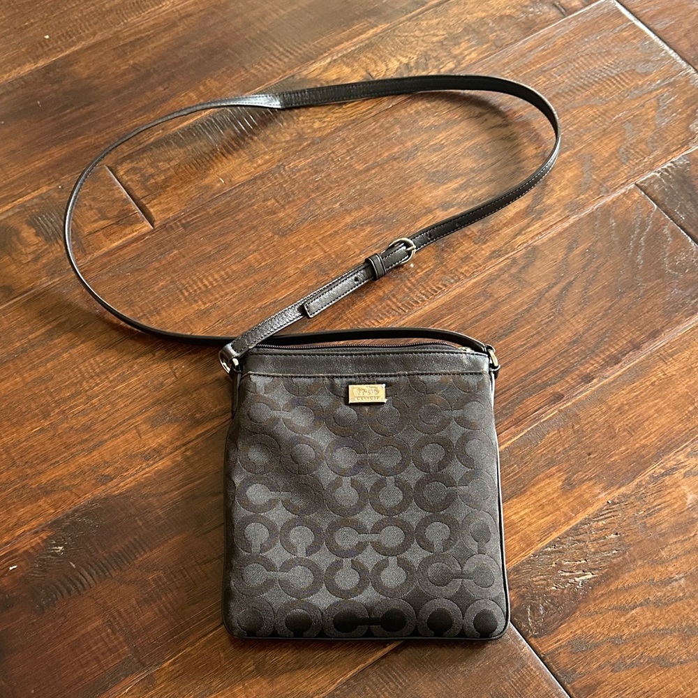 Coach Black Signature Crossbody Bag